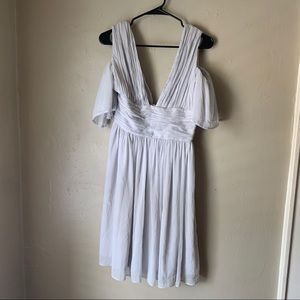 NWOT French Connection light gray formal dress - 4